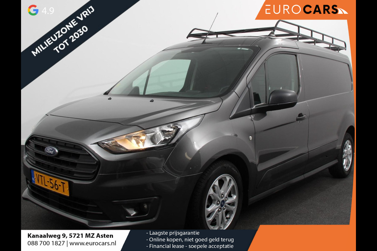 Ford Transit Connect 100pk Automaat L2 Trend | Navigatie | Camera | Imperiaal met ladder rol | Cruise control | Trekhaak | 3-Zits | Airco | DAB+ | Euro6