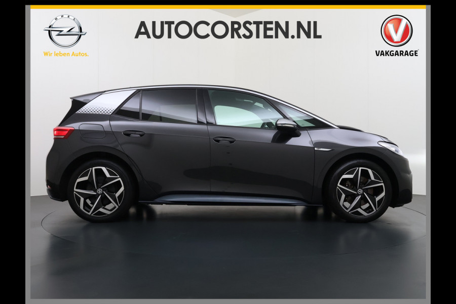 Volkswagen ID.3 First Plus 62kWh Camera Navi-Pro Adap.Cruise Matrix led 19" Ecc Apple Carplay Android Auto SOH 91% Stoel+Stuurverwarming Lmv Privacy Glas Keyless Advanced Rijstrooksensor Led-a.licht dynamisch 1e Eigenaar Dealeronderhouden Origineel Nederlandse Auto