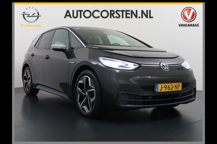 Volkswagen ID.3 First Plus 62kWh Camera Navi-Pro Adap.Cruise Matrix led 19" Ecc Apple Carplay Android Auto SOH 91% Stoel+Stuurverwarming Lmv Privacy Glas Keyless Advanced Rijstrooksensor Led-a.licht dynamisch 1e Eigenaar Dealeronderhouden Origineel Nederlandse Auto