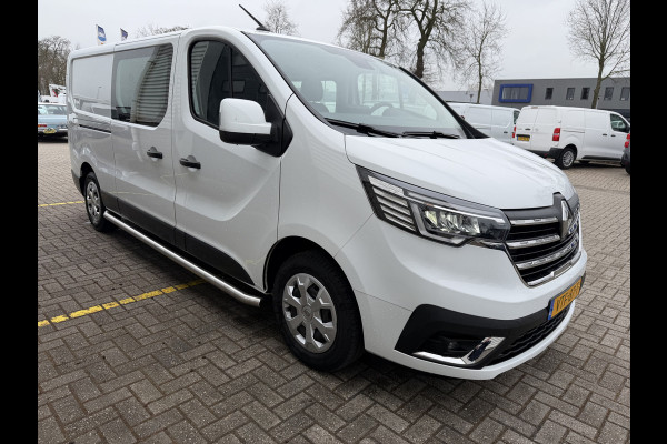 Renault Trafic 2.0 dCi 130pk T29 L2H1 DC 6 persoons Work Edition / vaste prijs rijklaar € 24.950 ex btw / lease € 407 / euro 6 / bpm vrij / trekhaak / airco / cruise / navigatie / isofix / sidebars