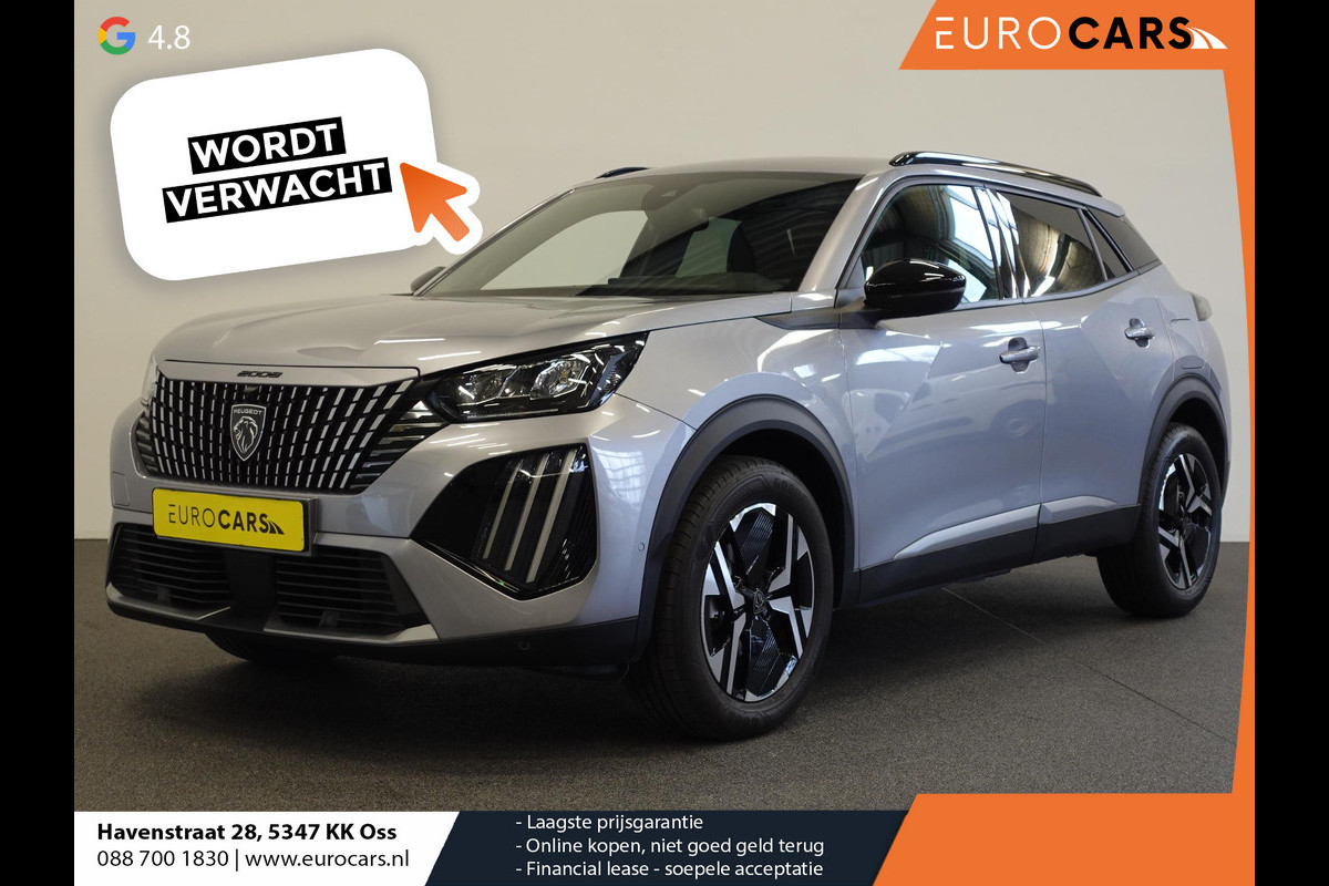 Peugeot 2008 1.2 PureTech 130pk Automaat Allure Navigatie Apple Carplay/Android Auto 360 camera Parkeersensoren Blind Spot Assist Adaptive Cruise Control Stoelverwarming Getinte ramen Climate Control