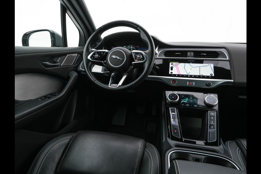 Jaguar I-PACE EV400 HSE 90 kWh AWD {SOH-86%} (INCL-BTW) *PANO | LEATHER | FULL-LED | MERIDIAN-AUDIO | TOPVIEW | MEMORY-PACK | BLINDSPOT | DIGI-COCKPIT | KEYLESS | DAB+ | NAVI-FULLMAP | ECC | HEATED-COMFORTSEATS | PDC | CCS-FASTLOADER |