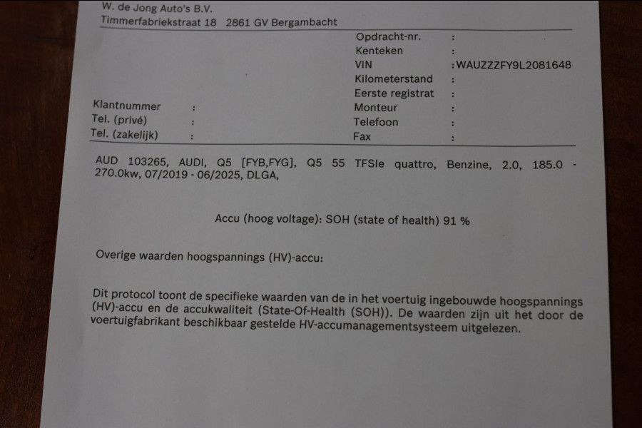 Audi Q5 55 TFSI e Quattro S-Line *Pano*Luchtvering*Camera*Trekhaak*