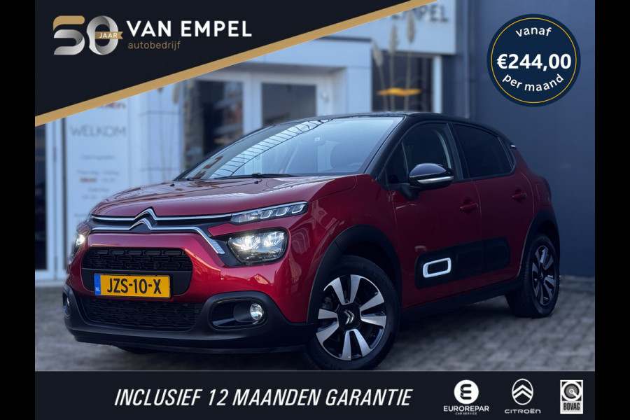 Citroën C3 1.2 PureTech Shine | Carplay | Parkeersensoren | Stoelverwarming | Climate control | DAB