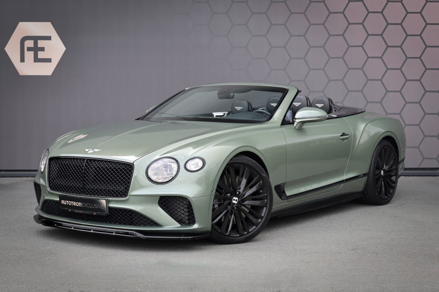 Bentley Continental GTC 4.0 V8 | 22" SPEED DESIGN | ALPINE GREEN | NEW BENTLEY SERVICE | SPORTUITLAAT | NEKVERWARMING | STUURWIELVERWARMING | STOELKOELI