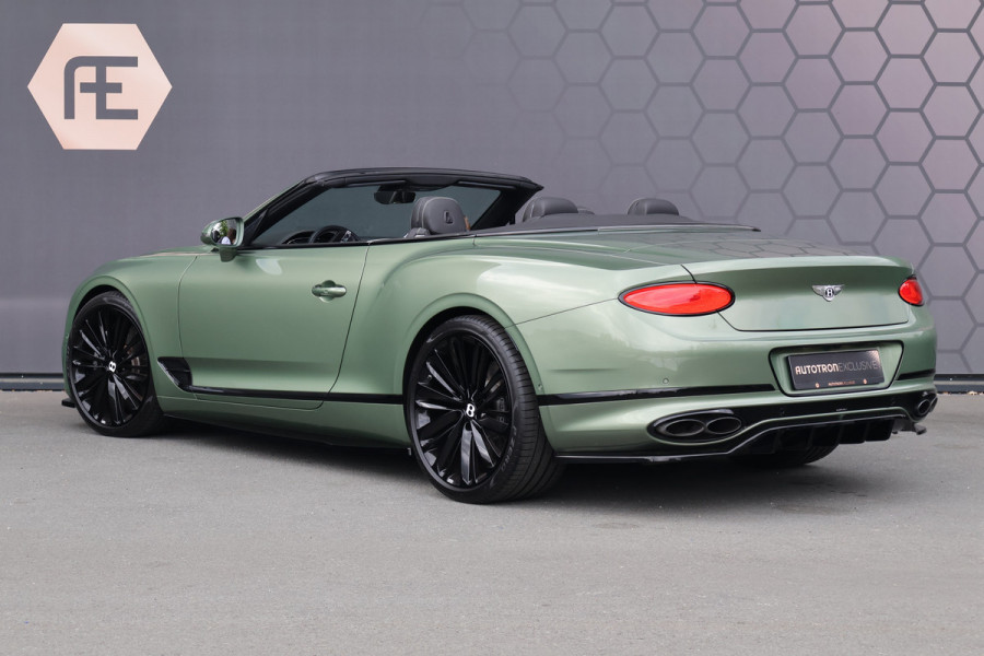 Bentley Continental GTC 4.0 V8 | 22" SPEED DESIGN | ALPINE GREEN | NEW BENTLEY SERVICE | SPORTUITLAAT | NEKVERWARMING | STUURWIELVERWARMING | STOELKOELI