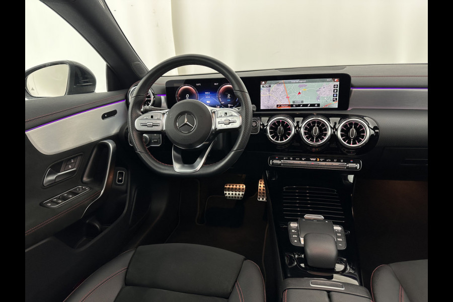 Mercedes-Benz CLA-Klasse 250 e AMG Line (Plug-In) (INCL-BTW) Aut. *PANO | LEATHER-MICORFIBRE | WIDESCREEN-COCKPIT | FULL-LED | AMBIENTLIGHT | CAMERA | M-BUX-NAVI | ECC | SHIFTPADDLES | PDC | CRUISE | DAB | HEATED-SPORTSEATS | 18"ALU*