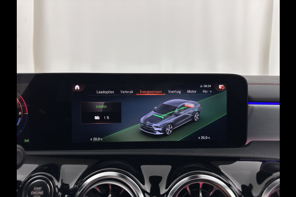 Mercedes-Benz CLA-Klasse 250 e AMG Line (Plug-In) (INCL-BTW) Aut. *PANO | LEATHER-MICORFIBRE | WIDESCREEN-COCKPIT | FULL-LED | AMBIENTLIGHT | CAMERA | M-BUX-NAVI | ECC | SHIFTPADDLES | PDC | CRUISE | DAB | HEATED-SPORTSEATS | 18"ALU*
