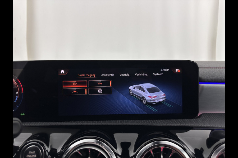 Mercedes-Benz CLA-Klasse 250 e AMG Line (Plug-In) (INCL-BTW) Aut. *PANO | LEATHER-MICORFIBRE | WIDESCREEN-COCKPIT | FULL-LED | AMBIENTLIGHT | CAMERA | M-BUX-NAVI | ECC | SHIFTPADDLES | PDC | CRUISE | DAB | HEATED-SPORTSEATS | 18"ALU*