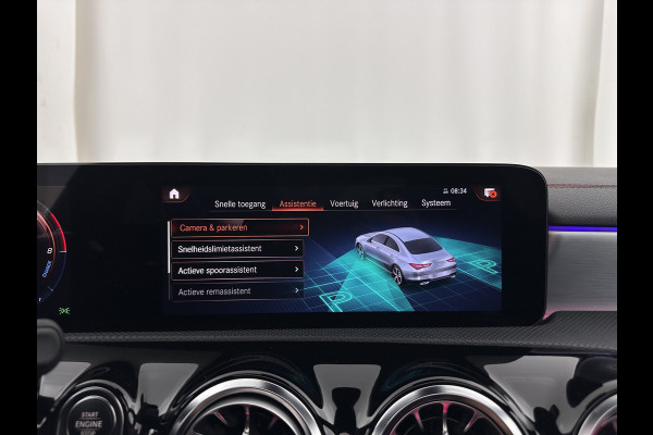 Mercedes-Benz CLA-Klasse 250 e AMG Line (Plug-In) (INCL-BTW) Aut. *PANO | LEATHER-MICORFIBRE | WIDESCREEN-COCKPIT | FULL-LED | AMBIENTLIGHT | CAMERA | M-BUX-NAVI | ECC | SHIFTPADDLES | PDC | CRUISE | DAB | HEATED-SPORTSEATS | 18"ALU*