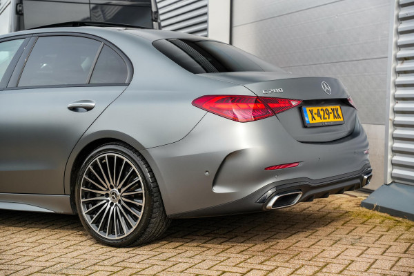 Mercedes-Benz C-Klasse 200 4MATIC AMG Line Burmester Panodak Ambient 360 Camera Dode Hoek Keyless