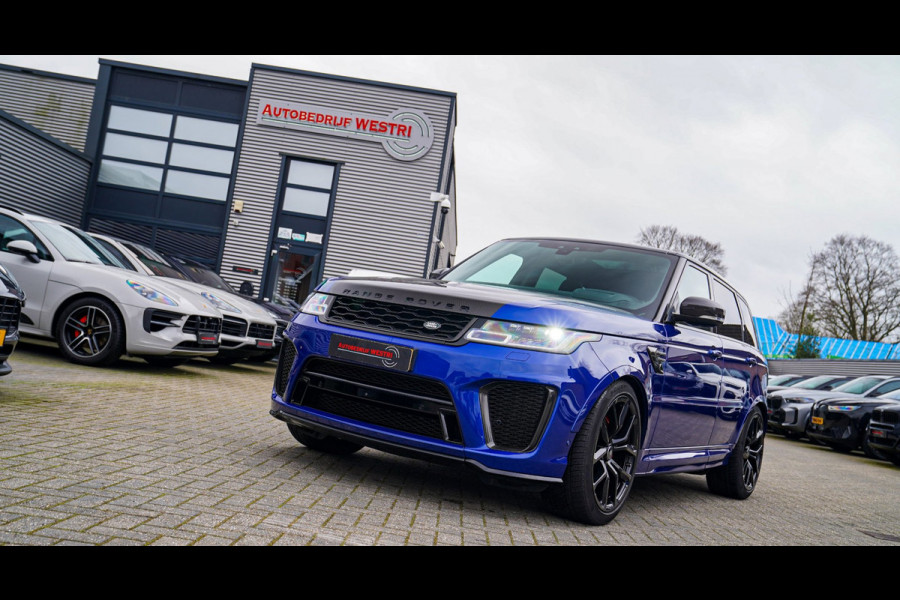 Land Rover Range Rover Sport 5.0 V8 SC SVR | Carbon Motorkap | Stoelverkoeling | Head Up Display | Alcantara hemel | 360 camera