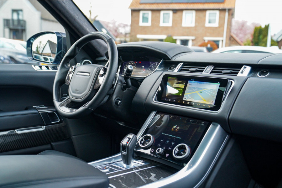 Land Rover Range Rover Sport 5.0 V8 SC SVR | Carbon Motorkap | Stoelverkoeling | Head Up Display | Alcantara hemel | 360 camera