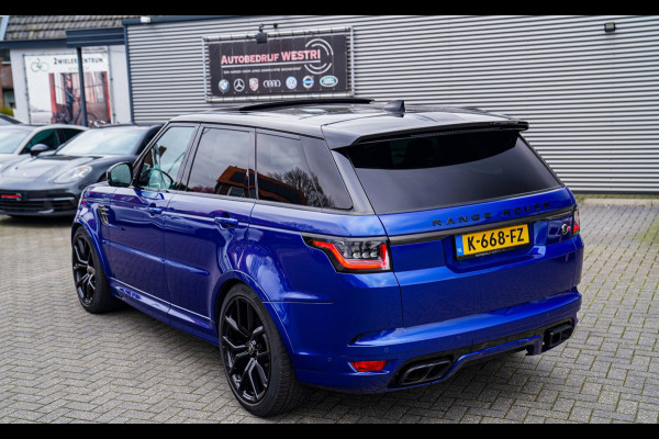 Land Rover Range Rover Sport 5.0 V8 SC SVR | Carbon Motorkap | Stoelverkoeling | Head Up Display | Alcantara hemel | 360 camera