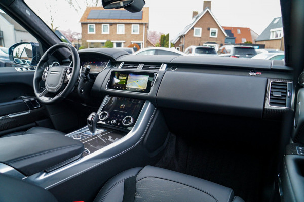 Land Rover Range Rover Sport 5.0 V8 SC SVR | Carbon Motorkap | Stoelverkoeling | Head Up Display | Alcantara hemel | 360 camera