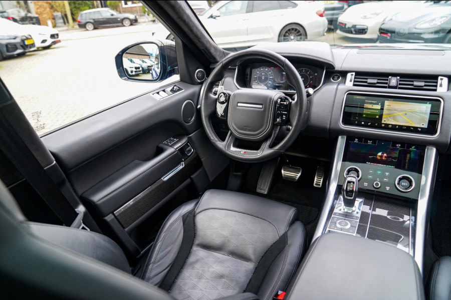 Land Rover Range Rover Sport 5.0 V8 SC SVR | Carbon Motorkap | Stoelverkoeling | Head Up Display | Alcantara hemel | 360 camera
