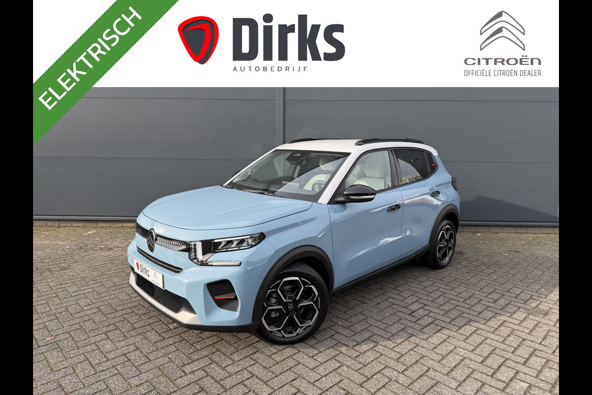 Citroën ë-C3 Max 113pk 44 kWh (Camera - 17'incl 4S - Navigatie - Automatische Airco - LED - Parkeersensoren - Apple Carplay)