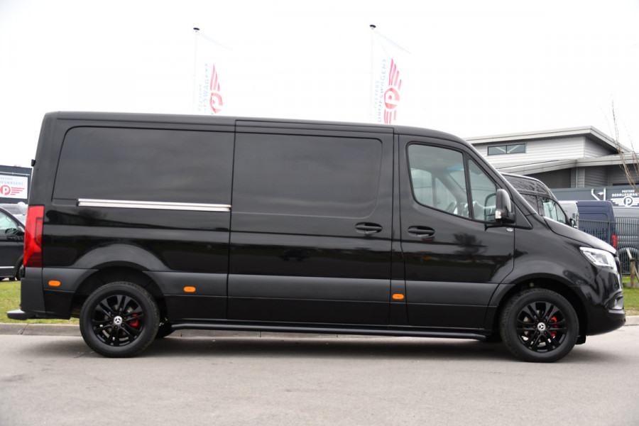 Mercedes-Benz Sprinter 314 2.2 CDI L2H1 Black Edition Camera, Cruise, Carplay, LED, 10,5'' Mbux, Leder, Automaat, Multimedia, Uniek!