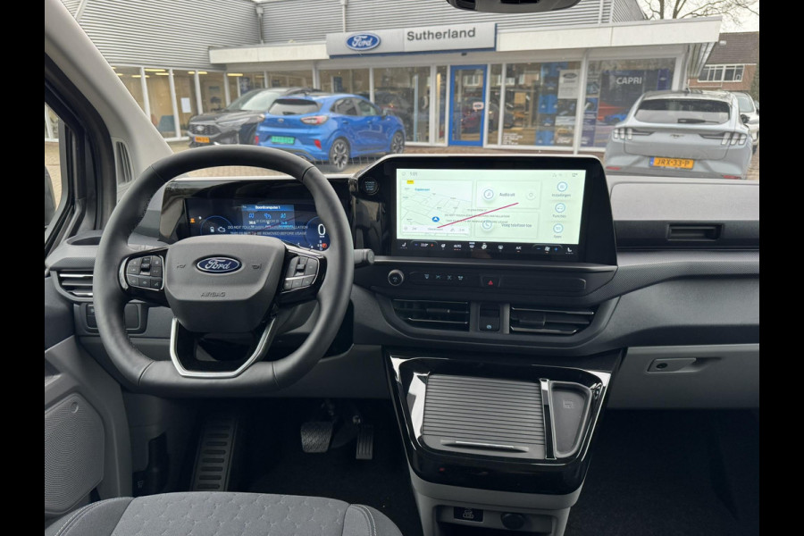 Ford Transit Custom 320 2.5 PHEV L2H1 Limited DC |SCI| Dubbele cabine | Adaptive Cruise Control | Groot middenconsole | 8-weg verstelbare & verwarmbare passagiersstoel | 13 polige trekhaak | 17 inch lichtmetalen velgen | Verwarmbaar stuurwiel | Draadloos opladen | Adaptieve LED koplampen | Reservewiel