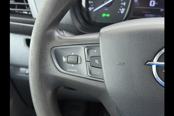 Opel Vivaro 2.0D 123pk L2H1 3-Pers. EURO6 Navi Apple Carplay Android Mirror Link Airco Cruise Control Regen-Lichtsensor Bluetooth Edition Schuifdeur Betonplex Vloer Lat om Lat betimmering Achterdeuren Origineel Nederlandse Auto