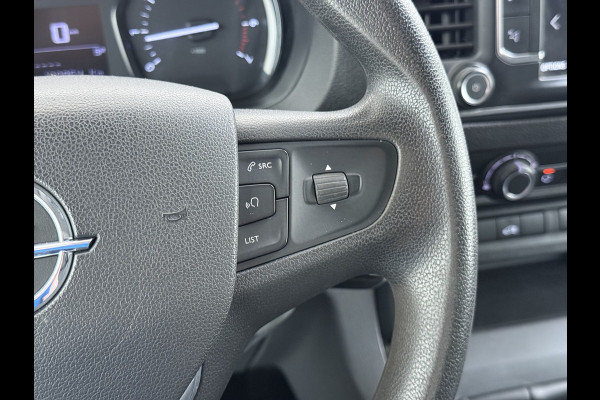 Opel Vivaro 2.0D 123pk L2H1 3-Pers. EURO6 Navi Apple Carplay Android Mirror Link Airco Cruise Control Regen-Lichtsensor Bluetooth Edition Schuifdeur Betonplex Vloer Lat om Lat betimmering Achterdeuren Origineel Nederlandse Auto