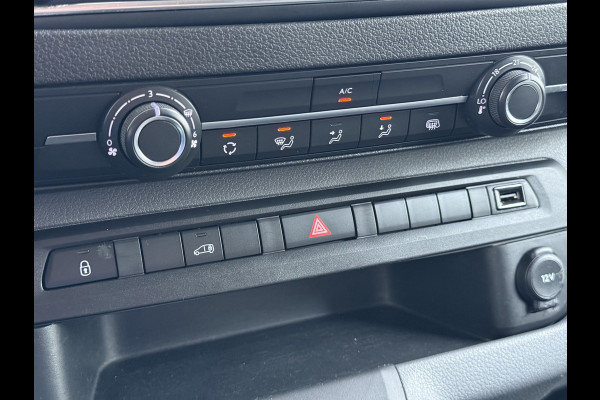 Opel Vivaro 2.0D 123pk L2H1 3-Pers. EURO6 Navi Apple Carplay Android Mirror Link Airco Cruise Control Regen-Lichtsensor Bluetooth Edition Schuifdeur Betonplex Vloer Lat om Lat betimmering Achterdeuren Origineel Nederlandse Auto