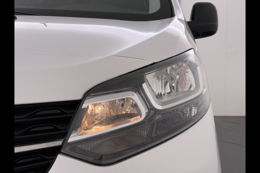 Opel Vivaro 2.0D 123pk L2H1 3-Pers. EURO6 Navi Apple Carplay Android Mirror Link Airco Cruise Control Regen-Lichtsensor Bluetooth Edition Schuifdeur Betonplex Vloer Lat om Lat betimmering Achterdeuren Origineel Nederlandse Auto