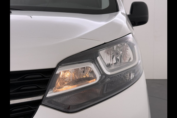 Opel Vivaro 2.0D 123pk L2H1 3-Pers. EURO6 Navi Apple Carplay Android Mirror Link Airco Cruise Control Regen-Lichtsensor Bluetooth Edition Schuifdeur Betonplex Vloer Lat om Lat betimmering Achterdeuren Origineel Nederlandse Auto