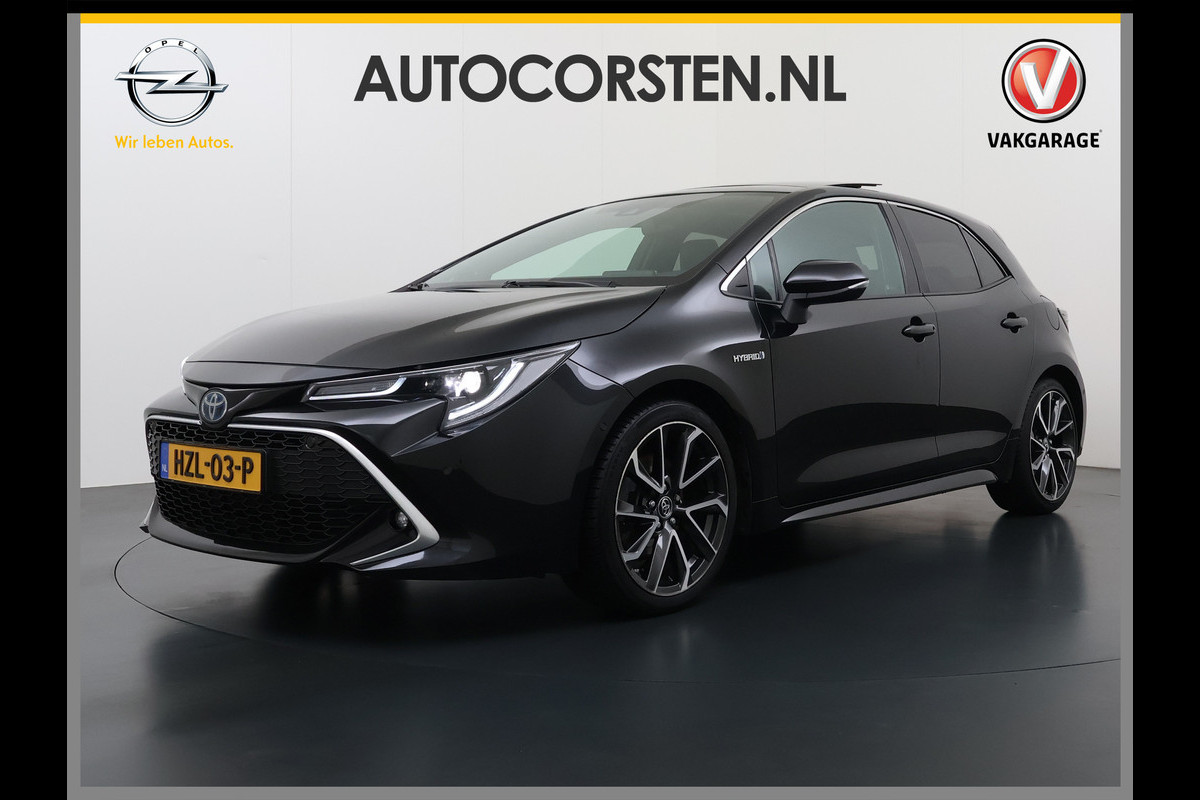 Toyota Corolla ''Gereserveerd'' 2.0I 184 PK Hybride AUT. Trekhaak Pano-Dak Camera Adaptive-Cruise Apple Carplay Android Stoel+Stuurverwarming Navi* Ecc JBL®-Aud Led Privacy Glas Lane Assist Regen-Lichtsensor Keyless Voorruit Verwarmbaar Dodehoekdetectie Zeer compleet!