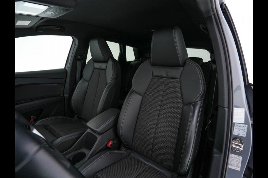 Audi Q4 e-tron 40 S-line Launch edition Competition 77 kWh [ 3-Fase-11kW ] {SOH-93%} (INCL-BTW) *HEATPUMP | LEATHER-FABRIC | SONOS-AUDIO | MATRIX-LED | ADAPTIVE-CRUISE | HEATED-SPORTSEATS | AMBIENTLIGHT | DIGI-COCKPIT | CAMERA | KEYLESS | DAB+ | NAVI-FULLMAP | TOWBAR | 21"ALU
