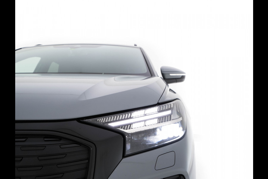 Audi Q4 e-tron 40 S-line Launch edition Competition 77 kWh [ 3-Fase-11kW ] {SOH-93%} (INCL-BTW) *HEATPUMP | LEATHER-FABRIC | SONOS-AUDIO | MATRIX-LED | ADAPTIVE-CRUISE | HEATED-SPORTSEATS | AMBIENTLIGHT | DIGI-COCKPIT | CAMERA | KEYLESS | DAB+ | NAVI-FULLMAP | TOWBAR | 21"ALU