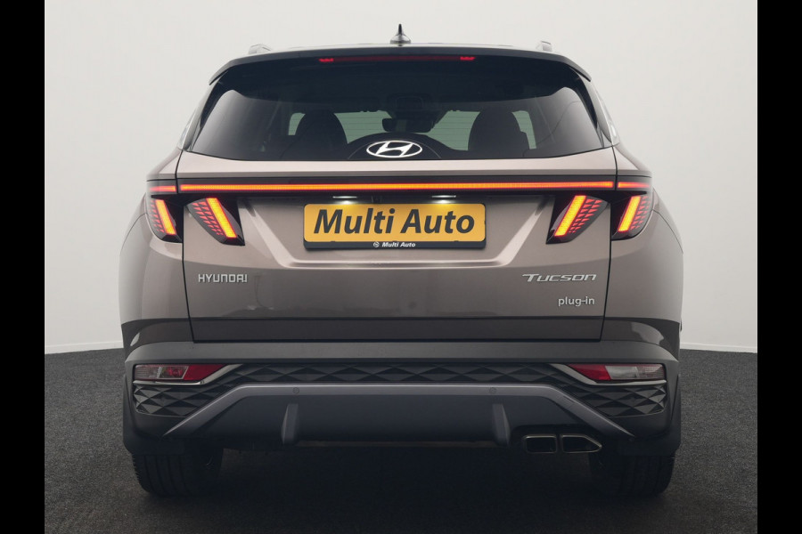 Hyundai Tucson 1.6 T-GDI Premium 4WD PHEV 265pk Dealer O.H. | Trekhaak Afn. | Adaptive Cruise | 360 Camera | Krell Premium Sound | Lederen Sportstoelen Memory & Ventilatie | Keyless | Apple Carplay | Stoelen & Stuur Verwarmd | Navigatie | DAB | Plug In Hybrid