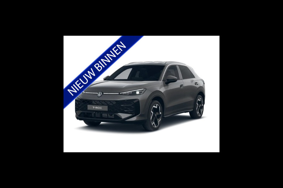 Volkswagen T-Roc 1.5 eTsi 150PK R-LINE EDITION BLACK STYLE IQ LED/GRIL/LOGO STOEL/STUUR.VERW ELEK.KLEP 2026