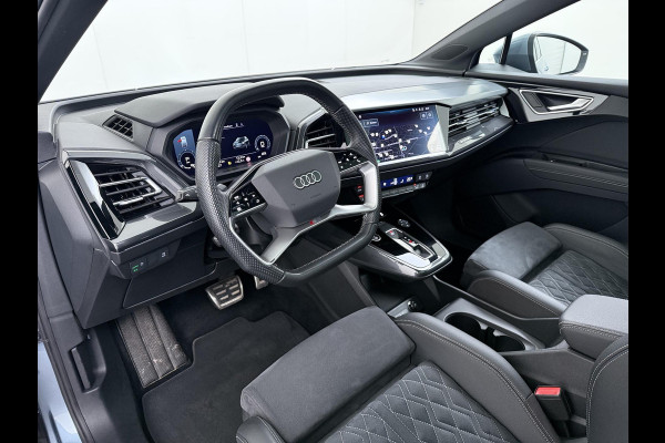 Audi Q4 e-tron 40 Launch edition Advanced Plus 77 kWh VAN € 33.900,- VOOR € 30.877,- UW LENTEVOORDEEL € 3.023,-! | SOH 92% | S-LINE INTERIEUR | PANORAMADAK | STOELVERWARMING | ELEKTRISCHE ACHTERKLEP | LUXE BEKLEDING | RIJKLAAR MET 12 MND BOVAG GARANTIE