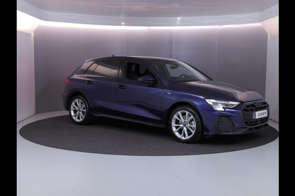 Audi A3 Sportback 40 TFSI e S edition 204 pk S-tronic | Verlengde garantie | Navigatie | Parkeersensoren (Park assist) | Achteruitrijcamera | Stoelverwarming | S-Line |