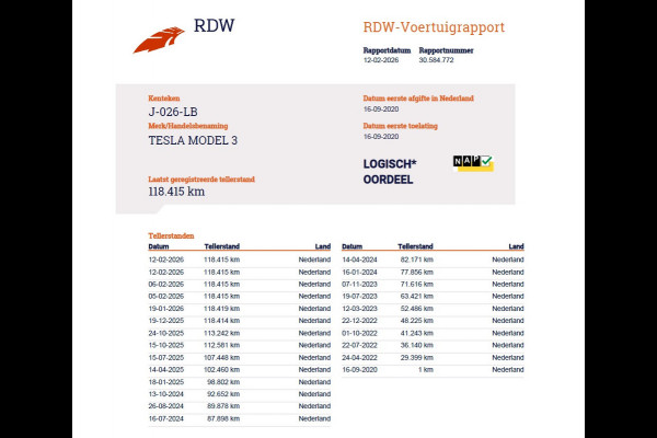 Tesla Model 3 SR+ 325PK Trekhaak Lmv 19" AutoPilot Leer Pano-Dak Adaptive Cruise Camera's Elektr.-Stuur+Stoelen+Spiegels+Geheugen+Easy-Entry+V SOH 84% Ecc Navi Led DAB Voorverwarmen interieur via App Keyless One-Pedal-Drive 1e Eigenaar Origineel Nederlandse Auto 1.584kg licht!