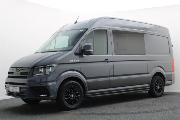 MAN TGE 35 2.0 TDI L3H3 DSG DC 7-persoons Climate, Camera, Cruise, Apple Carplay, PDC, DAB, Trekhaak, 18''