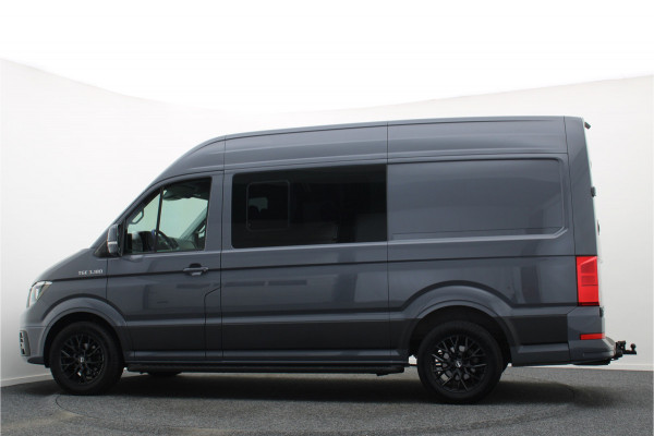 MAN TGE 35 2.0 TDI L3H3 DSG DC 7-persoons Climate, Camera, Cruise, Apple Carplay, PDC, DAB, Trekhaak, 18''