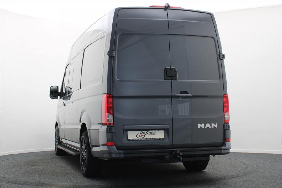 MAN TGE 35 2.0 TDI L3H3 DSG DC 7-persoons Climate, Camera, Cruise, Apple Carplay, PDC, DAB, Trekhaak, 18''