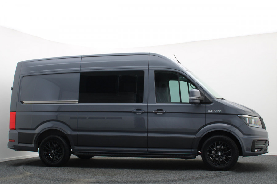 MAN TGE 35 2.0 TDI L3H3 DSG DC 7-persoons Climate, Camera, Cruise, Apple Carplay, PDC, DAB, Trekhaak, 18''