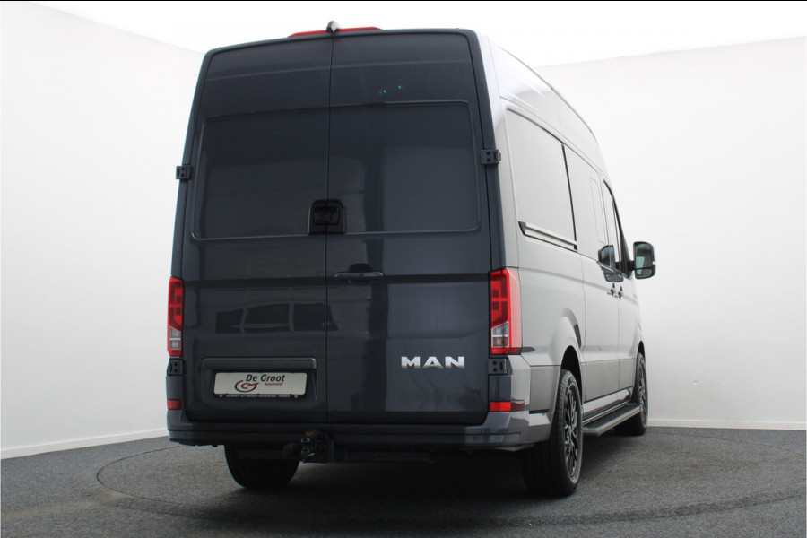 MAN TGE 35 2.0 TDI L3H3 DSG DC 7-persoons Climate, Camera, Cruise, Apple Carplay, PDC, DAB, Trekhaak, 18''