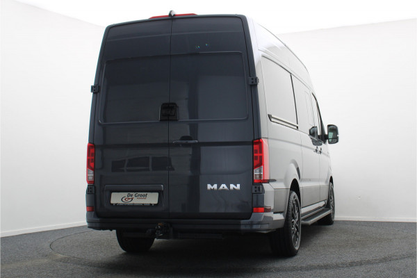 MAN TGE 35 2.0 TDI L3H3 DSG DC 7-persoons Climate, Camera, Cruise, Apple Carplay, PDC, DAB, Trekhaak, 18''
