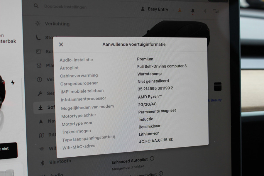 Tesla Model Y Performance AWD 75 kWh / SoH 93,1% / Trekhaak / Autopilot / Panoramadak / Camera / Keyless / Leder / Dodehoek / Navigatie / Stoelverwarming