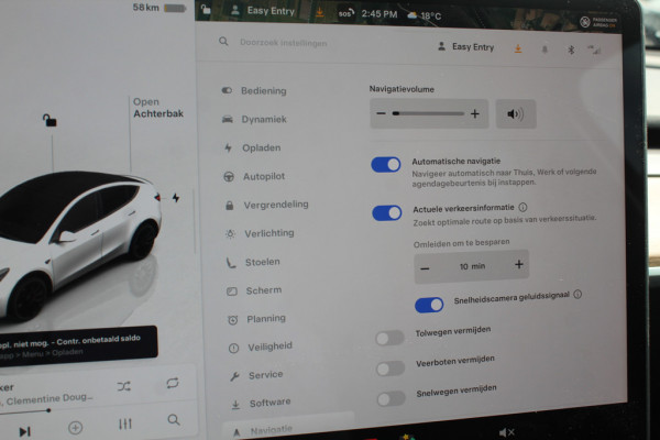 Tesla Model Y Performance AWD 75 kWh / SoH 93,1% / Trekhaak / Autopilot / Panoramadak / Camera / Keyless / Leder / Dodehoek / Navigatie / Stoelverwarming
