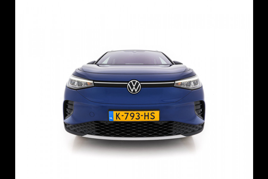 Volkswagen ID.4 First 77 kWh [ 3-Fase-11kW ] {SOH-83%} (INCL-BTW) *LEATHER-MICROFIBRE | FULL-LED | CRUISE | HEATED-COMFORTSEATS | DIGI-COCKPIT | AMBIENTLIGHT | NAVI-FULLMAP | PDC | TOWBAR | PRIVACY-GLASS | CAMERA | 20''ALU*