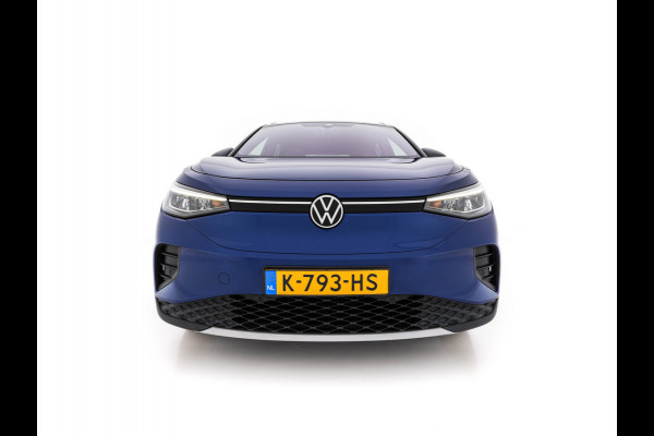 Volkswagen ID.4 First 77 kWh [ 3-Fase-11kW ] {SOH-83%} (INCL-BTW) *LEATHER-MICROFIBRE | FULL-LED | CRUISE | HEATED-COMFORTSEATS | DIGI-COCKPIT | AMBIENTLIGHT | NAVI-FULLMAP | PDC | TOWBAR | PRIVACY-GLASS | CAMERA | 20''ALU*