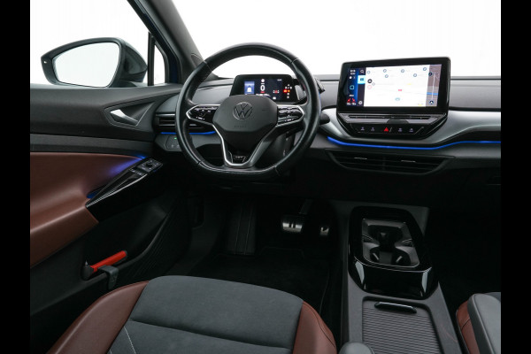 Volkswagen ID.4 First 77 kWh [ 3-Fase-11kW ] {SOH-83%} (INCL-BTW) *LEATHER-MICROFIBRE | FULL-LED | CRUISE | HEATED-COMFORTSEATS | DIGI-COCKPIT | AMBIENTLIGHT | NAVI-FULLMAP | PDC | TOWBAR | PRIVACY-GLASS | CAMERA | 20''ALU*