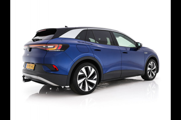 Volkswagen ID.4 First 77 kWh [ 3-Fase-11kW ] {SOH-83%} (INCL-BTW) *LEATHER-MICROFIBRE | FULL-LED | CRUISE | HEATED-COMFORTSEATS | DIGI-COCKPIT | AMBIENTLIGHT | NAVI-FULLMAP | PDC | TOWBAR | PRIVACY-GLASS | CAMERA | 20''ALU*