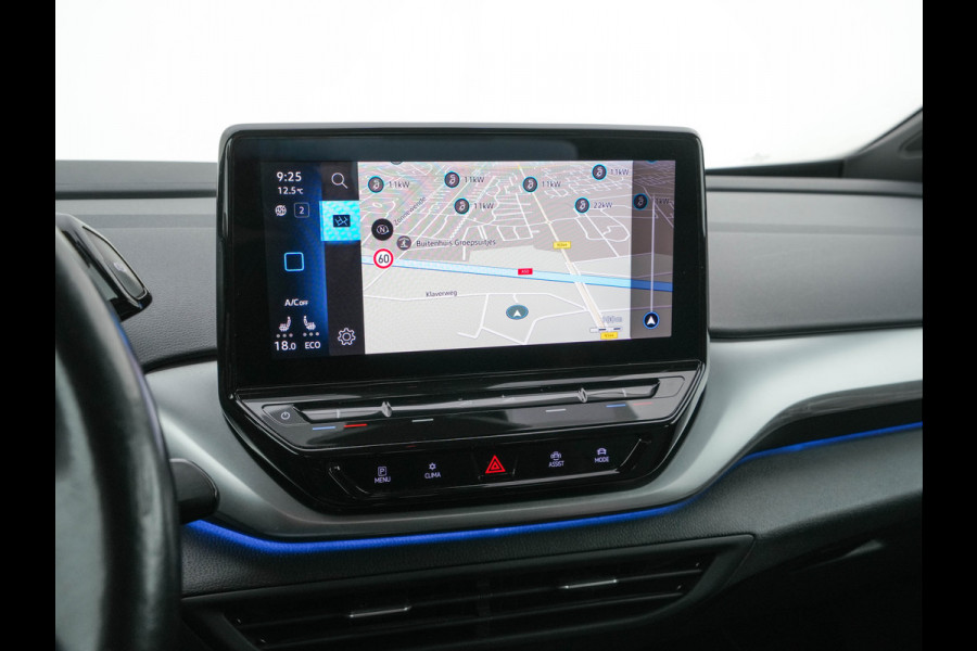 Volkswagen ID.4 First 77 kWh [ 3-Fase-11kW ] {SOH-83%} (INCL-BTW) *LEATHER-MICROFIBRE | FULL-LED | CRUISE | HEATED-COMFORTSEATS | DIGI-COCKPIT | AMBIENTLIGHT | NAVI-FULLMAP | PDC | TOWBAR | PRIVACY-GLASS | CAMERA | 20''ALU*