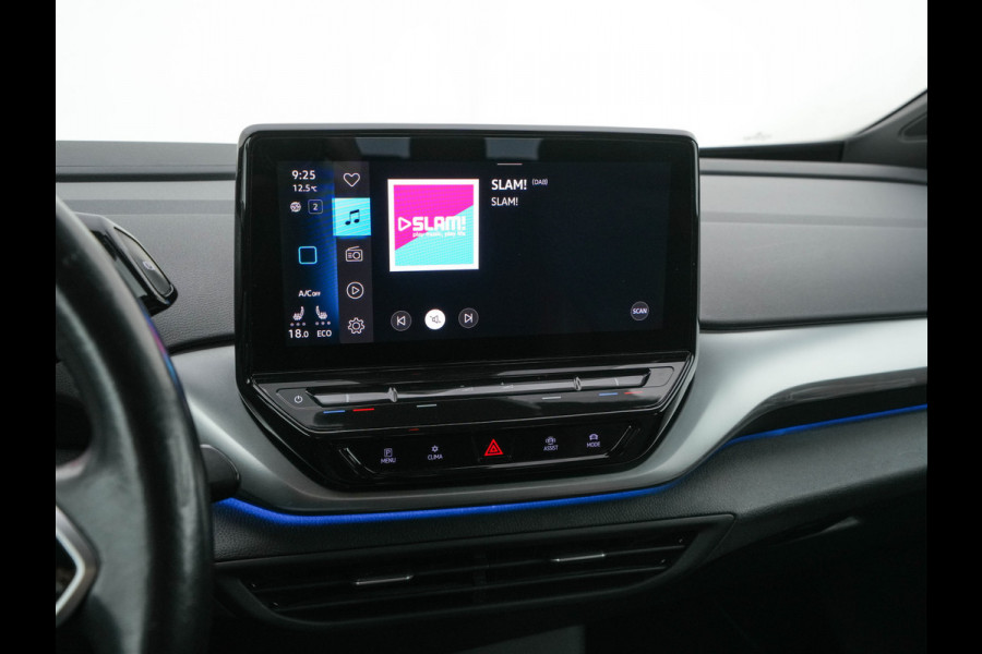 Volkswagen ID.4 First 77 kWh [ 3-Fase-11kW ] {SOH-83%} (INCL-BTW) *LEATHER-MICROFIBRE | FULL-LED | CRUISE | HEATED-COMFORTSEATS | DIGI-COCKPIT | AMBIENTLIGHT | NAVI-FULLMAP | PDC | TOWBAR | PRIVACY-GLASS | CAMERA | 20''ALU*